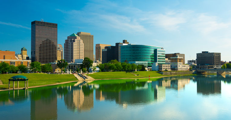 Dayton Ohio Skyline